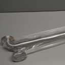 2 Pack 20 Inch Brushed Nickel Anti-Slip Knurled Shower Grab Bar