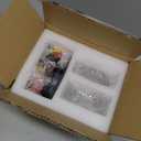 CVKASH Crystal Floral Chandelier 4-Light Antique Modern Black Flush Mount Raindrop Crystal Ceiling Lighting Fixture Chandelier for Living Room Bedroom Dining Room Entryway D17.71 H8.26 (17.9 Inch)