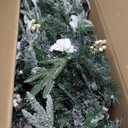 8 ft. Snow Flocked Pencil Artificial Christmas Tree