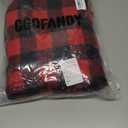 COOFANDY Men's Flannel Hoodie Plaid Shirt Long Sleeve Button Down Casual Shirt Jacket Lightweight Fall Shacket  Size L