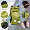 4Monster Hiking Daypack,Water Resistant Lightweight Packable Backpack for Travel Camping Outdoor