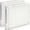 2 Pack AS-550 F301H HEPA Filter Compatibile with BlueDri 550 Stage 2 Air Filter,16" x 19" x 2" F301H HEPA 550 Filter Replacement Filter for Bluedri,VEVOR and Dri-Eaz