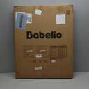 BABELIO Safety Gate Door Fits for Stairs, Narrow and Wide Doorways with Auto Close, Easy Install, No Drilling, Pressure Mounted for Baby, Child, Pets, Dog/Puppy, 26''-40'', White