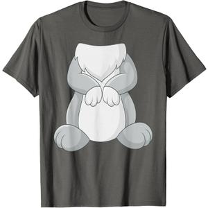 Rabbit Shirt Adult Men Women Kids Bunny Rabbit Costume T-Shirt Small