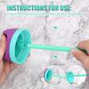 3 x 6pcs Straw Replacements for Owala FreeSip 24 oz 32 oz, Reusable Plastic Straws with 2 Seal Lid Gaskets and 1 Cleaning Brush for Owala 14/19/24/32/40oz Water Bottle Tumbler Cup Accessories Parts