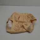 Adult Diaper Cover Waterproof, Reusable Incontinence Plastic Pants Underwear, High Waist Leakproof Absorbent Rubber Diapers (Small, Beige)