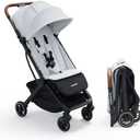 Mockingbird Travel Stroller, Compact, One-Hand Autofold, Cloud | Lightweight + Carry on Approved, Fits in Overhead Bin, Newborn-Ready, Car Seat Compatible with 50+ Infant Car Seats