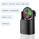 Biconic Bluetooth Multi Color Music Fan Speaker Box