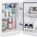 Cooluli 20 Liter Mini Fridge with Temperature Control - Black