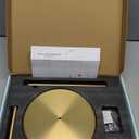 Brushed Gold Toilet Paper Holder Stand, Freestanding Toilet Paper Holder for Bathroom, 304 Stainless Steel Rustproof Tissue Roll Holder Storage for 4 Rolls(Fits All Rolls)