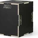 CAP Barbell 3-in-1 Plyometric Box | Multiple Styles and Sizes, 20in x 18in x 16in
