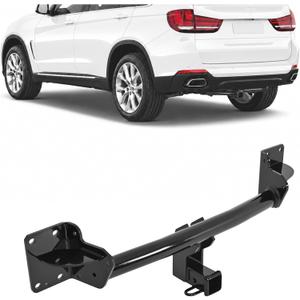 ALMULOO Trailer Hitch Class 3" Tow Receiver Compatible with 2007-2018 BMW X5 E70 / F15 All Models & 2014-2019 BMW X6 F86 All Models Steel Powder Coated