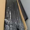 Clothes Rack, Portable Closet, 80.7 Inch Extra Large Capacity Wardrobe Closet, Clothes Storage Organizer with Shelves and 5 Hanging Rods, Easy to Assembly, Black PCT036B01