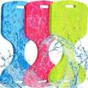 3 Pcs Foam Saddle Float Pool Water Solid Saddle Floats Swimming Floatie Whale Tail Seat Swirl Pattern with Seat Handles for Beach Pool Lake Water Chair