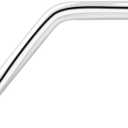 High Rise Shower Arm with Flange,15.5 Inch Gooseneck Shower Arm Extension,Stainless Steel S Shaped Shower Showerarm,Chrome,9Z1MK