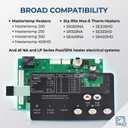 42002-0007S Control Board Kit Compatible with Pentair MasterTemp 125/200/250/300/400 and Sta-Rite Max-E-Therm Pool & SPA Electrical System, with 472610Z Switch Membrane Pad