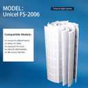 FS-2006 72 Sq.Ft DE Filter Compatible with FG-1006,FC-9560, FG-1006, PFS3672,Hayward Pro-Grid DE7220 (DEX7200DA), MicroClear DE7200,36 inch Height (7 Full, 1 Partial)