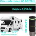 Camper Skirting for Winter, Insulated RV Skirt Travel Trailers & 5th Wheels