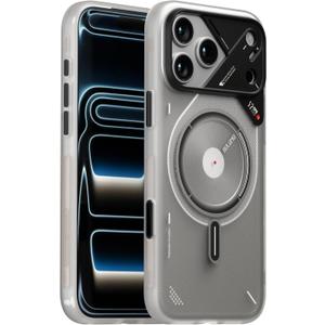 Aulumu A17 iPhone 17 Pro Magnetic Thermal Case | Cool Hyper | with Camera Control | IMD Technology | Compatible with Magsafe | Touch Translucent White