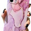 2 x Marble Design Case Compatible with iPhone 12 Pro Max for Women Girls , with Unique Full Camera Lens Protection Slim Matte Case Shockproof Soft Flexible Protective Cover for 12 Pro Max 6.7 inch 5G