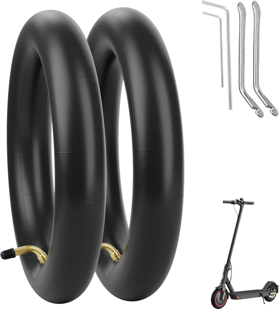 2Pack 8.5 Inches Scooter Inner Tube,8.5'' x 2" Inner,8 1/2x2 Pneumatic Tyres for Scooter Gotrax Gxl V2/Xiaomi M365,8.5x2 Electric Scooter Tire Replacement Wheels for Front/Rear,Gas Scooters