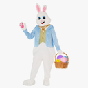 Morph Easter Bunny Costume Adult Deluxe Rabbit Mascot Outfit for Men - Perfect for Easter Costumes and Events, Standard