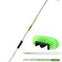 Jisejima Five-Sided Car Wash Brush with Long HandleSoft Bristle Scrub Cleaning Mop with Extendable Handle for Car, SUV, Truck, Caravan, Boat, House Siding, Sweep Snow 60/151cm