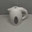 OVENTE Electric Kettle, 1.7L Fast Boiling Water Heater for Coffee or Tea, BPA Free with Water Level Gauge, Auto Shut-Off, Boil-Dry Protection, Indicator Light and Removable Filter, White KP72W (1.8 Quarts)