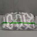 Lush Decor Edward Trellis Curtains Light Filtering Window Panel Set for Living, Dining, Bedroom (Pair), Gray, 52"W x 84"L (Grey)