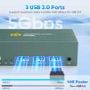 8K@60HZ Displayport KVM Switch 2 Monitors 2 Computers USB3.0 DP 8K@60HZ Dual Monitor KVM Switcher for PC/Laptop Share Keyboard Mouse,Support DP1.4,EDID Adapatively