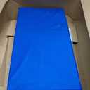ECR4Kids Everyday Folding Rest Mat, 4-Section, 5/8in, Sleeping Pad, Blue/Grey, 1-Piece, 45" L x 5/8" Thick