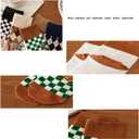 Women Crew Socks Casual Cotton Checkerboard Socks with Cartoon Bear Above Ankle Athletic Socks for Women 5 Pairs Size 5-9