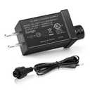 4.5V 0.6A Class 2 Power Supply, IP44 Waterproof Inflatable Power Supply, UL Listed Low Voltage Transformer for Christmas Tree, LED Strip Lights, Holiday Decor Etc