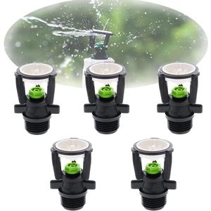 Micro Drip Irrigation, 1/2" External Thread Rotating Sprinklers Mini Wobbler Irrigation Water Spray Sprinkler Farm 360 Degree Rotary Watering Nozzles.(5 pcs)