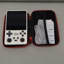 RGB20SX Retro Handheld Game Console Portable Retro Video Console with 4.0 Inch IPS 720*720 HD Screen 5000mAh Battery Retro Portable Gaming Console (White)