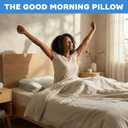 Cervical Neck Pillow - Memory Foam Pillow, Ergonomic Contour Pillow for Back and Side Sleepers, Breathable Slow-Rebound Foam, Cloud-Like Comfort (1, White)