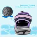 DREAM PAIRS Boys Girls Summer Outdoor Athletic Sport Sandals Walking Hiking Hook and Loop Adjustable, Size 1