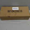 AMI PARTS WPW10430639 W10324876 Freezer Door Shelf Bin compatible with Whirlpool Kenmore Refrigerator Door Shelves-Fit for Freezer Side Door (transparent)-Send Scouring Pad