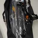 EMART Backdrop Stand 10x7ft(WxH) Photo Studio Adjustable Background Stand Support kit with 2 Crossbars, 8 Clamps, 2 Sandbags and Carry Bag for Parties, Events Decoration, Wedding, Photography (Black)