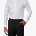 Calvin Klein Men's Regular Fit Non Iron Herringbone Solid M