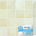 Art3d 10-Pack Heavy-Duty Peel and Stick Backsplash, 12x12 Inch Self-Adhesive Wall Tile Stick on Kitchen Countertop, Sandstone