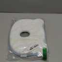 Memory Foam Baby Pillow, Soft Cozy Toddler Pillow Machine-Washable, Head and Neck Support Breathable Anti-Slip Design for Infants for Small Boys and Girls Prevent Flat Head Tummy (Beige)