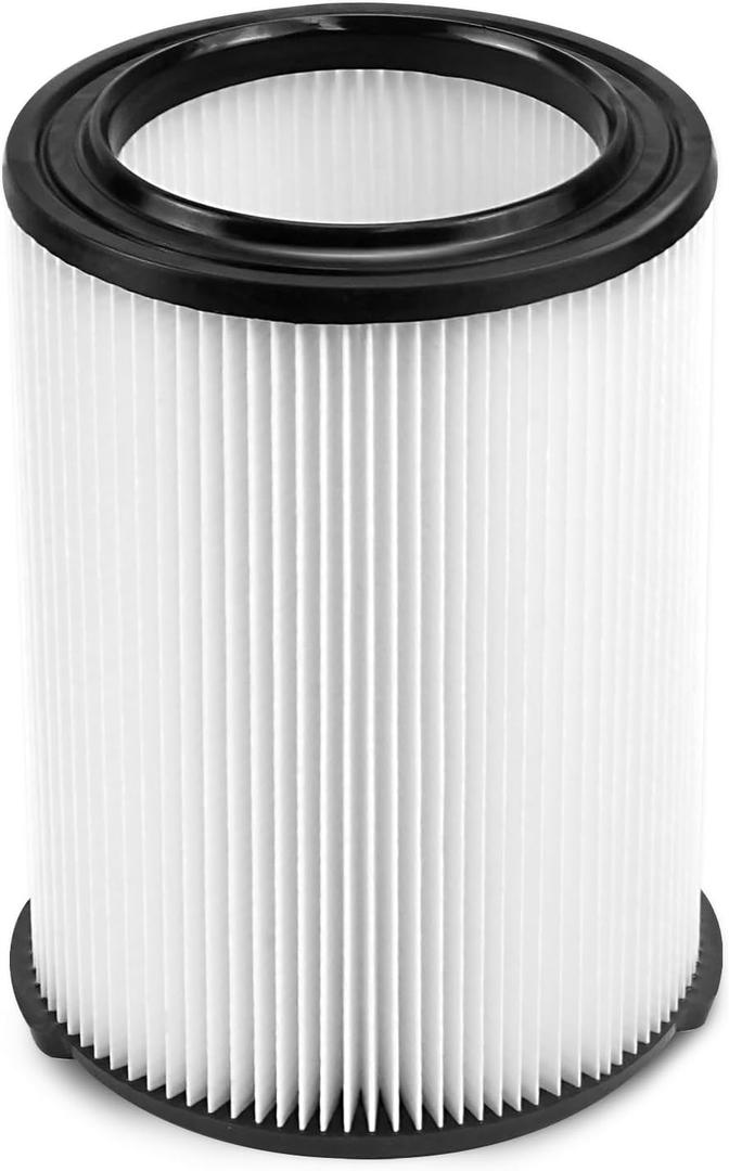 Standard Wet or Dry Vac Filter VF4000 fit for ridged Vacs 5 Gallons and Larger Vacuum Cleaner, Replacement VF4000 Filter,1 Pack