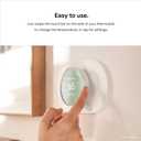 Google Nest Thermostat - Smart Thermostat for Home - Programmable Wifi Thermostat - Charcoal