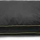 Dalema Dog Bed Cover,Waterproof Tough Plastic DIY Pet Bed Cover,Non Stick Hair Easy to Clean Rectangular Fillable Dog Bed Covers with Zipper(Black,30" L x 20" W x 4" Th,Cover Only)