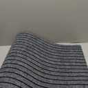 Custom Size Backed Non-Slip Area Rugs Runner, Easy Clean, Waterproof Runner Rugs for Hallway Entryway, Kitchen, Laundry, 2FT x 6FT, Gray Stripe
