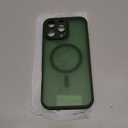 TOCOL for iPhone 16 Pro Max Phone Case Compatible with Magsafe Full Camera Protection Drop Protection Magnetic Translucent Matte Back Bumper Phone Case for 16 Pro Max 6.9-Inch (Alpine Green) | Drop Protection, Magnetic, Translucent, Matte Back