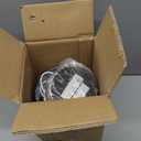 Simple Designs LT2007-BLK Chrome Mini Basic Table Lamp with Fabric Shade, Black (No Bulb)