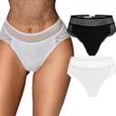 Avidlove Sexy Panties for Women Lace Underwear Cheeky Hipster Panties Stretch Briefs Multipack