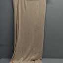 QUNISY 1 Piece Maternity Dress Strapless Bodycon Maxi Tube Dresses Long for Baby Shower Photoshoot Formal, Champagne, M